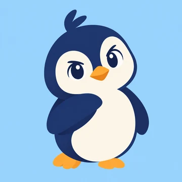 theo mascot logo in graphic app icon style